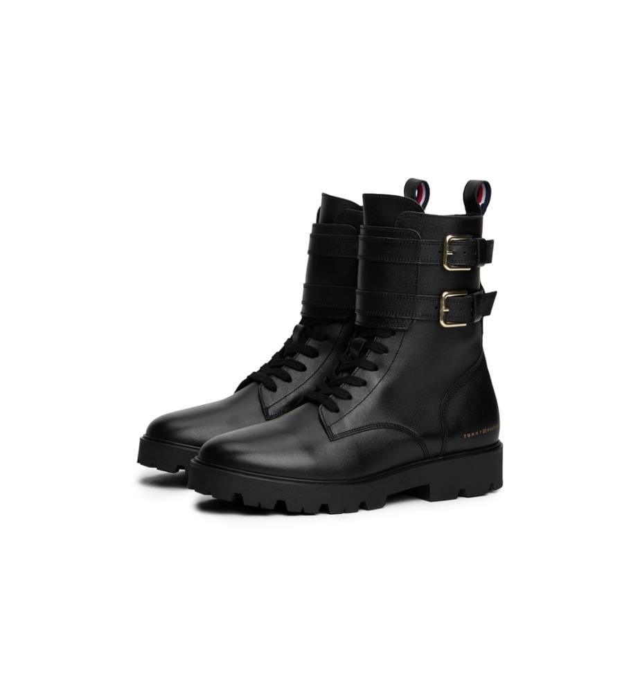 Biker-Stiefeletten - Schwarz