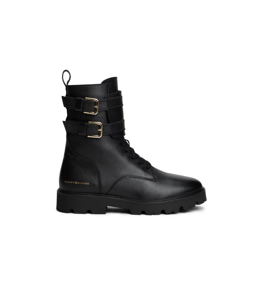 Biker-Stiefeletten - Schwarz