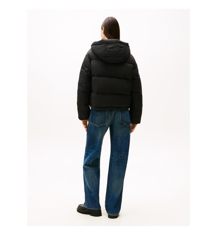 Veste bouffante à capuche - Noir