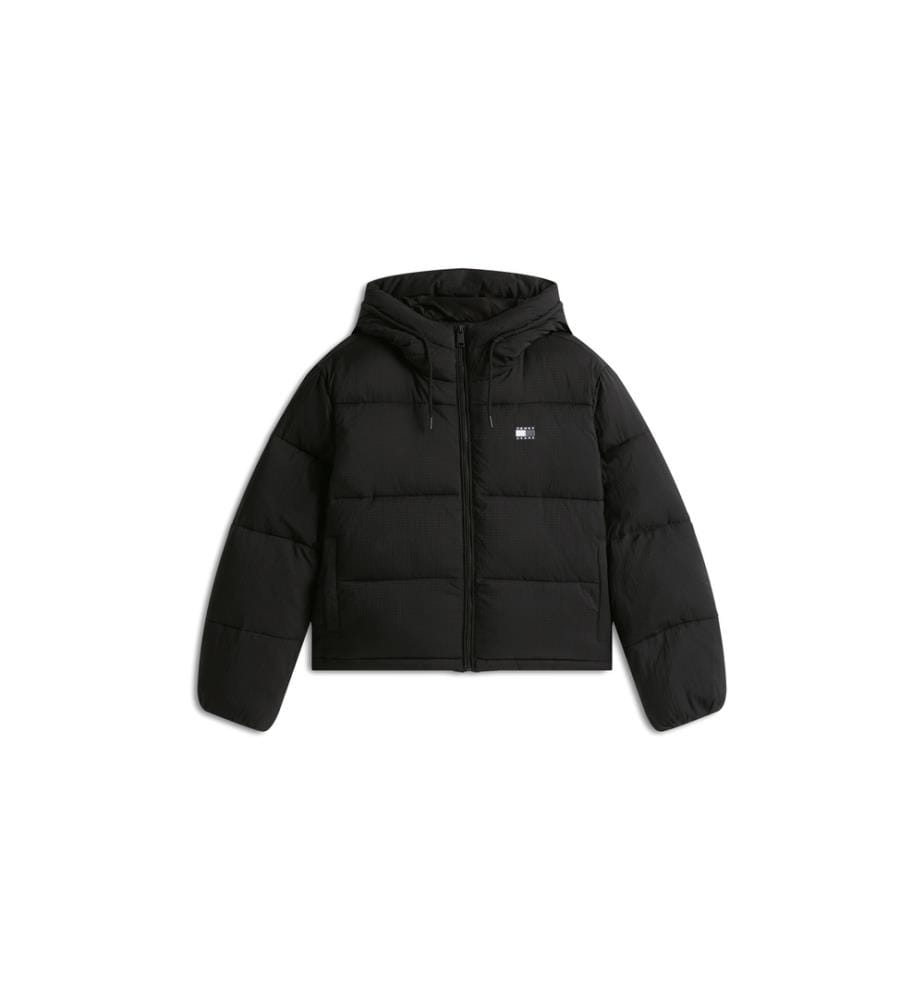 Veste bouffante à capuche - Noir