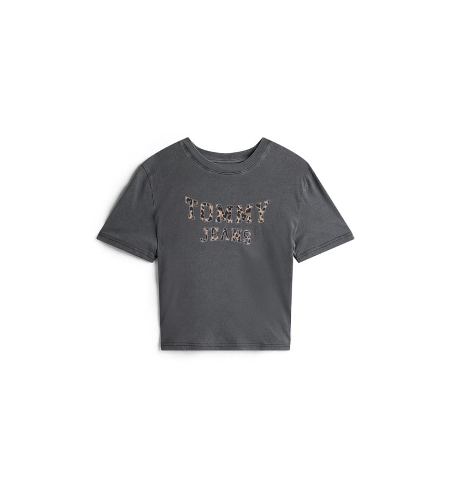 T-Shirt aus Baumwolle - Schwarz