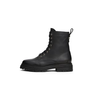 Bottines TH Plaque Pebble Lace - Noir
