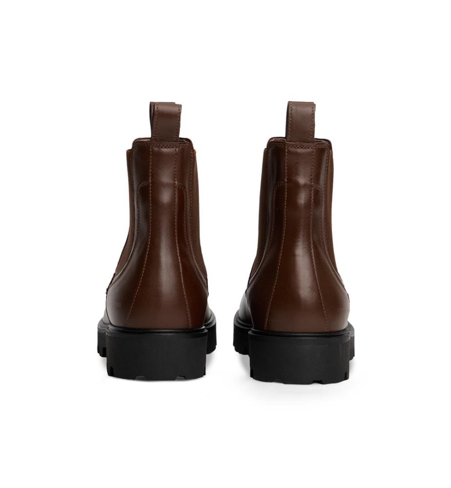 Bottines Chelsea en cuir - Marron