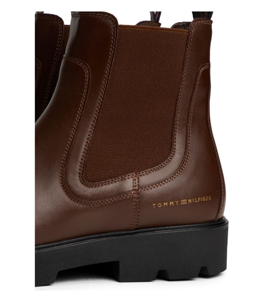 Bottines Chelsea en cuir - Marron