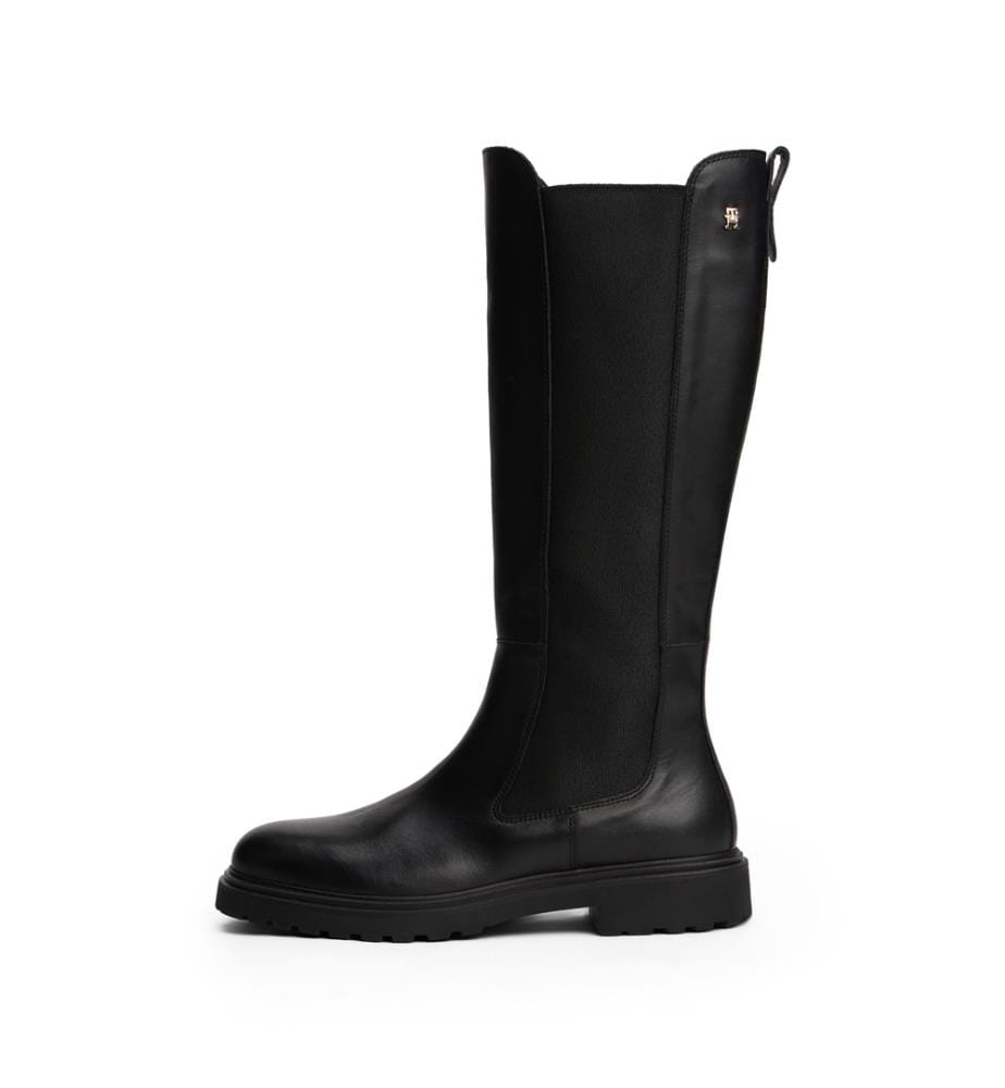 Stiefel mit gezackter Sohle - Schwarz