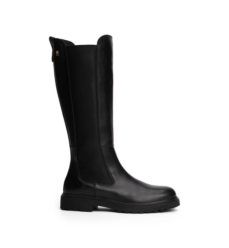 Stiefel mit gezackter Sohle - Schwarz