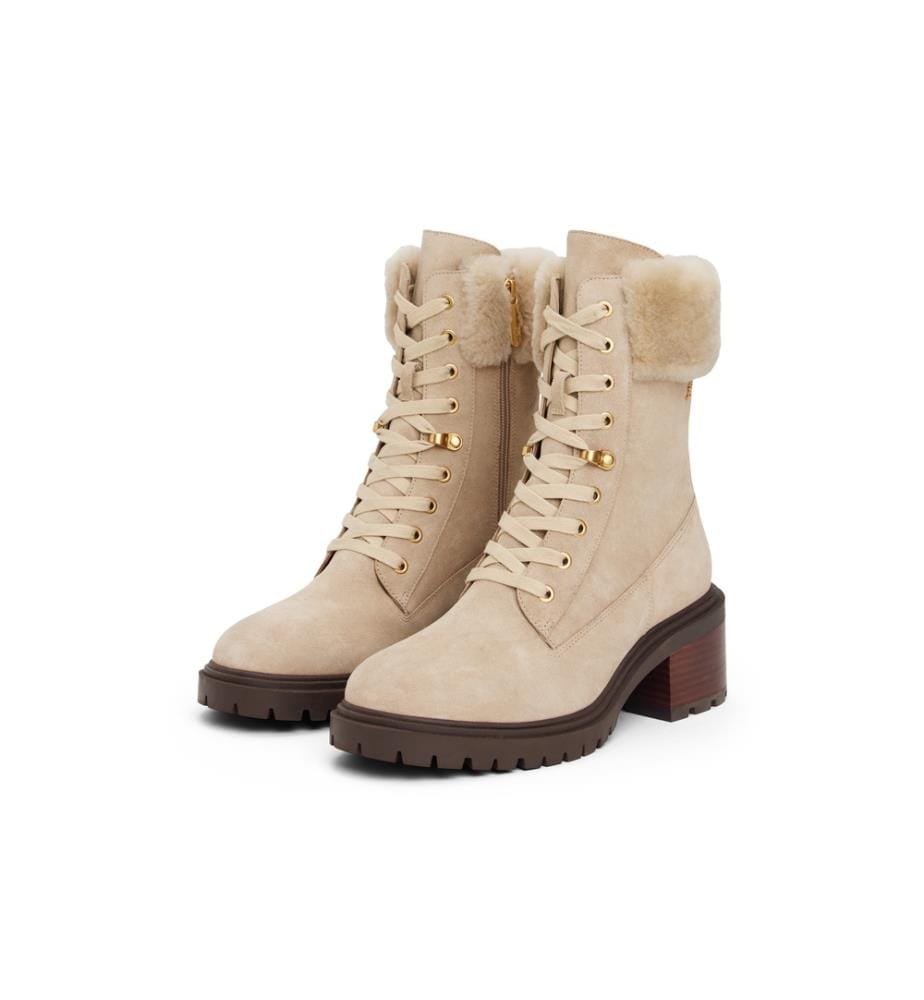 Bottines doublées - Beige