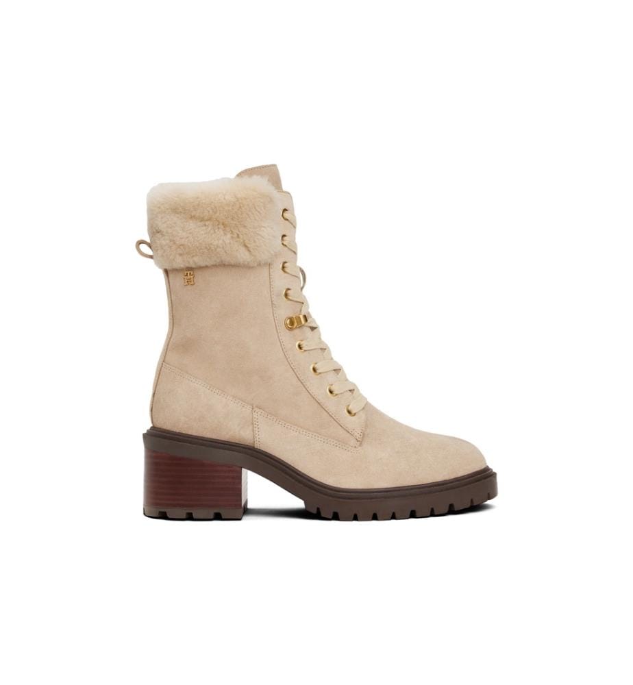 Bottines doublées - Beige