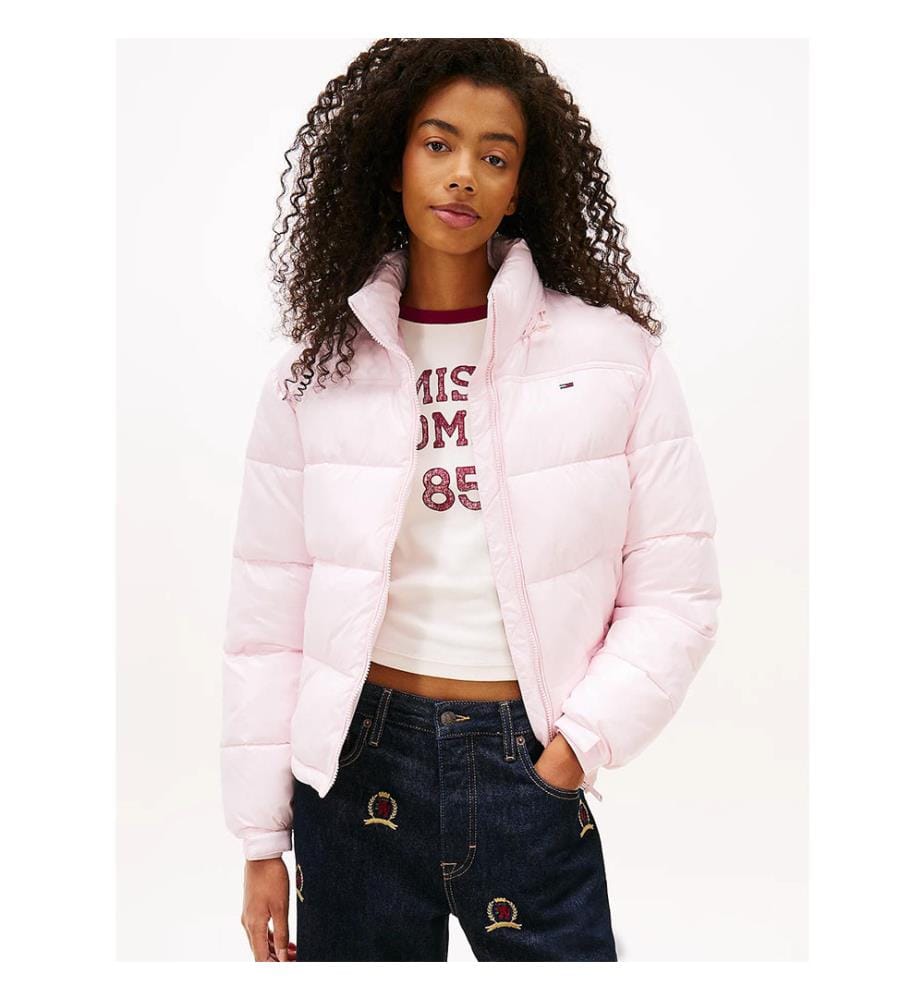 Wasserabweisende Daunenjacke - Rosa