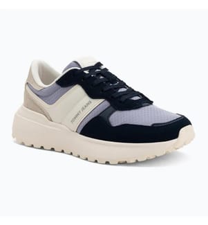 Baskets Tommy Jeans Cleated Runner - Blanc