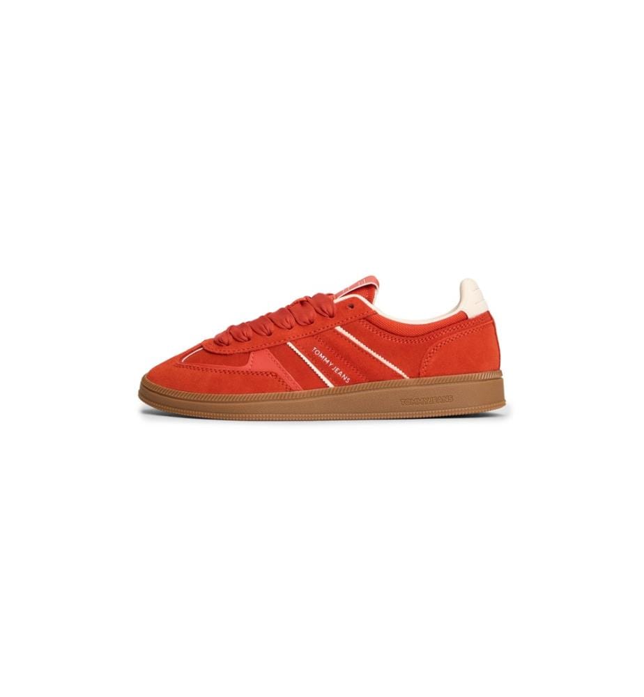Baskets The Greenwich en daim - Rouge