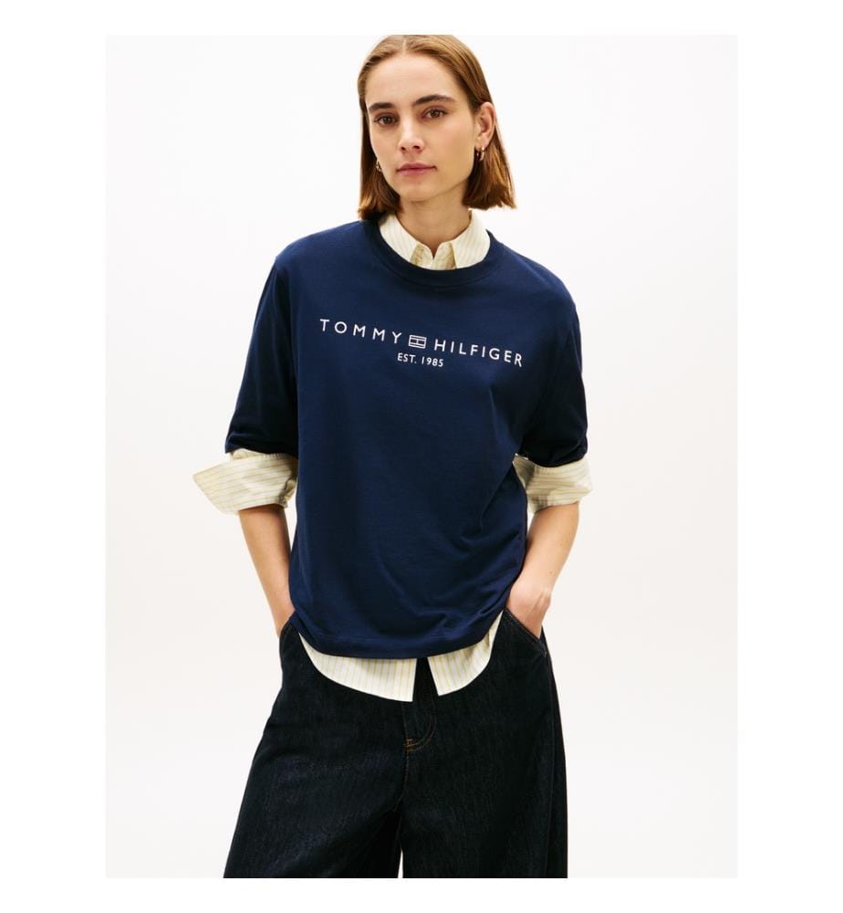Maglietta in cotone - Navy