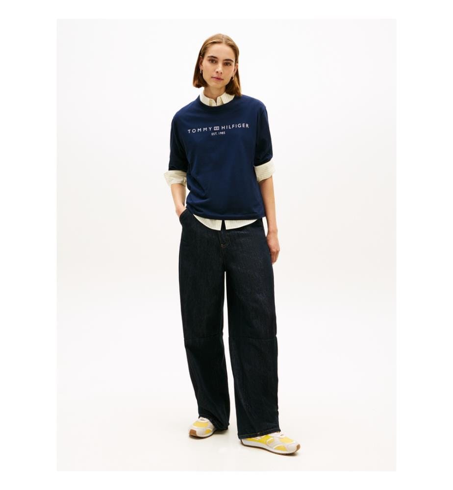 Maglietta in cotone - Navy