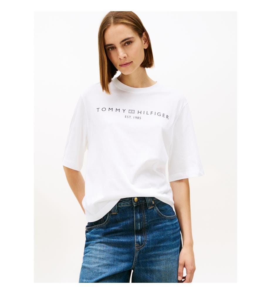 T-Shirt Aus Baumwolle - Weiss