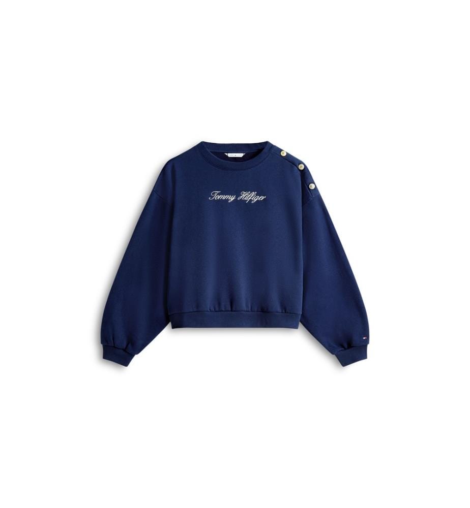 Lässig geschnittenes Sweatshirt - Marine