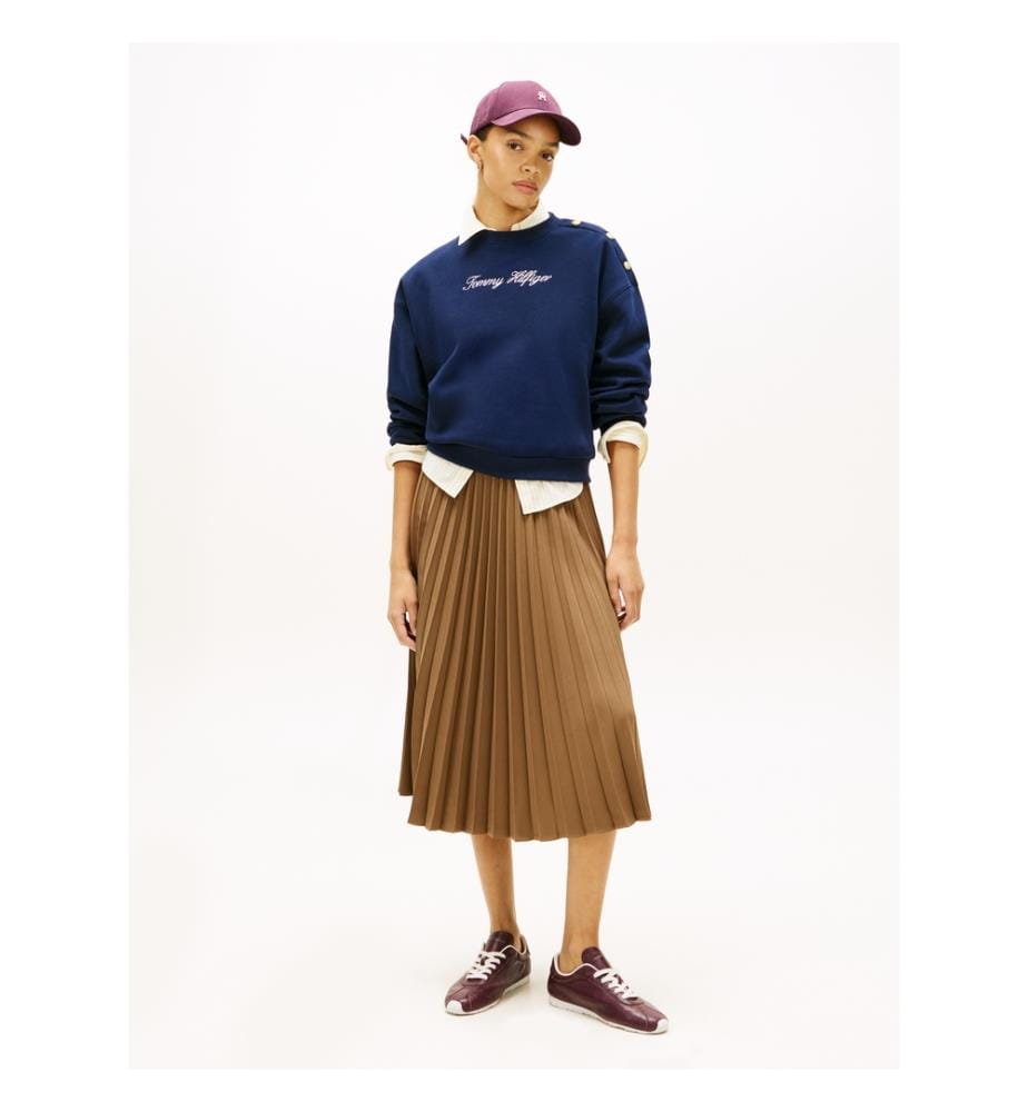 Lässig geschnittenes Sweatshirt - Marine