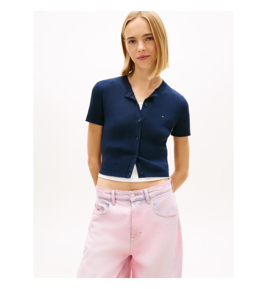 Cardigan en Maille - Marine