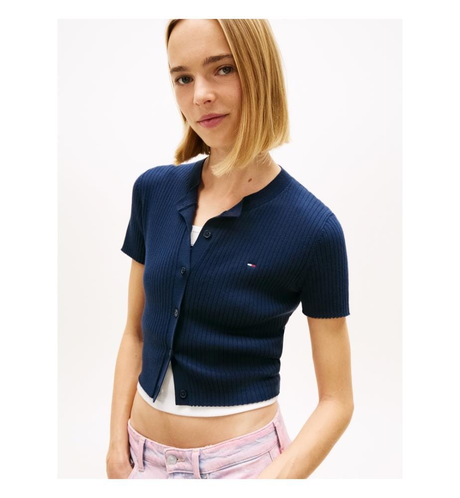 Cardigan en Maille - Marine