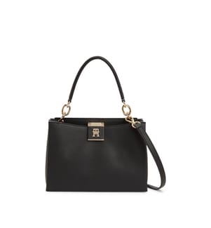 Strukturierte Handtasche für Damen – Schwarz