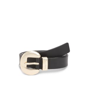 Leder Gürtel – Schwarz