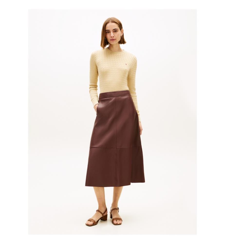 Pull en Maille Torsadé - Beige