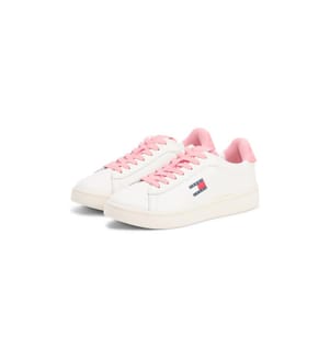 Baskets Archive en cuir - Blanc & Rose