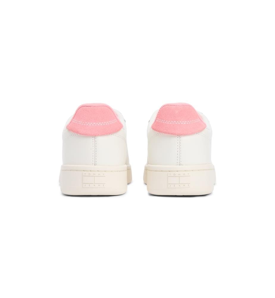 Baskets Archive en cuir - Blanc & Rose