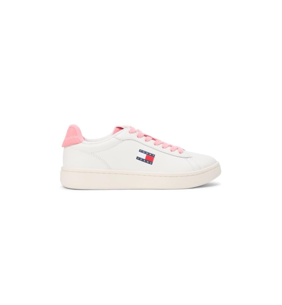 Baskets Archive en cuir - Blanc & Rose