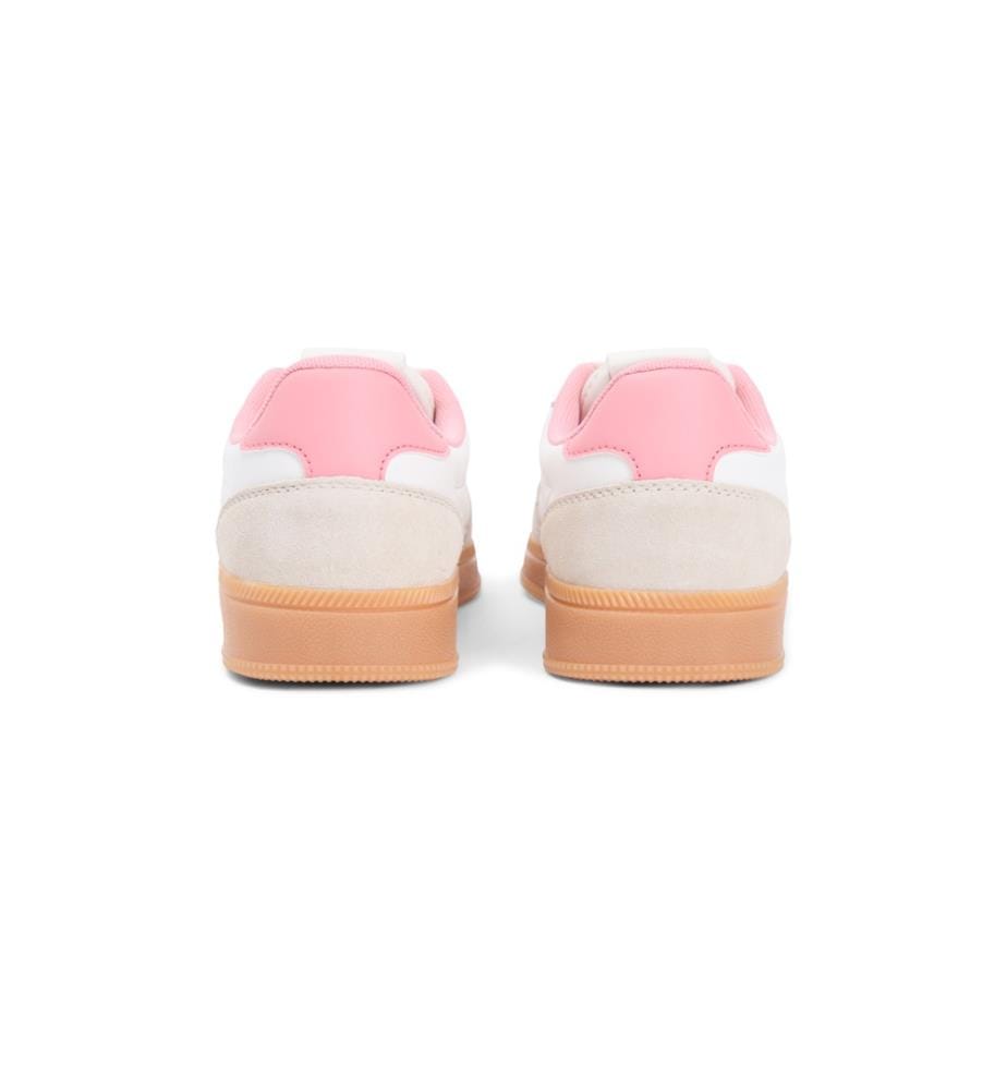 Baskets en Cuir The Greenwich - Blanc et Rose