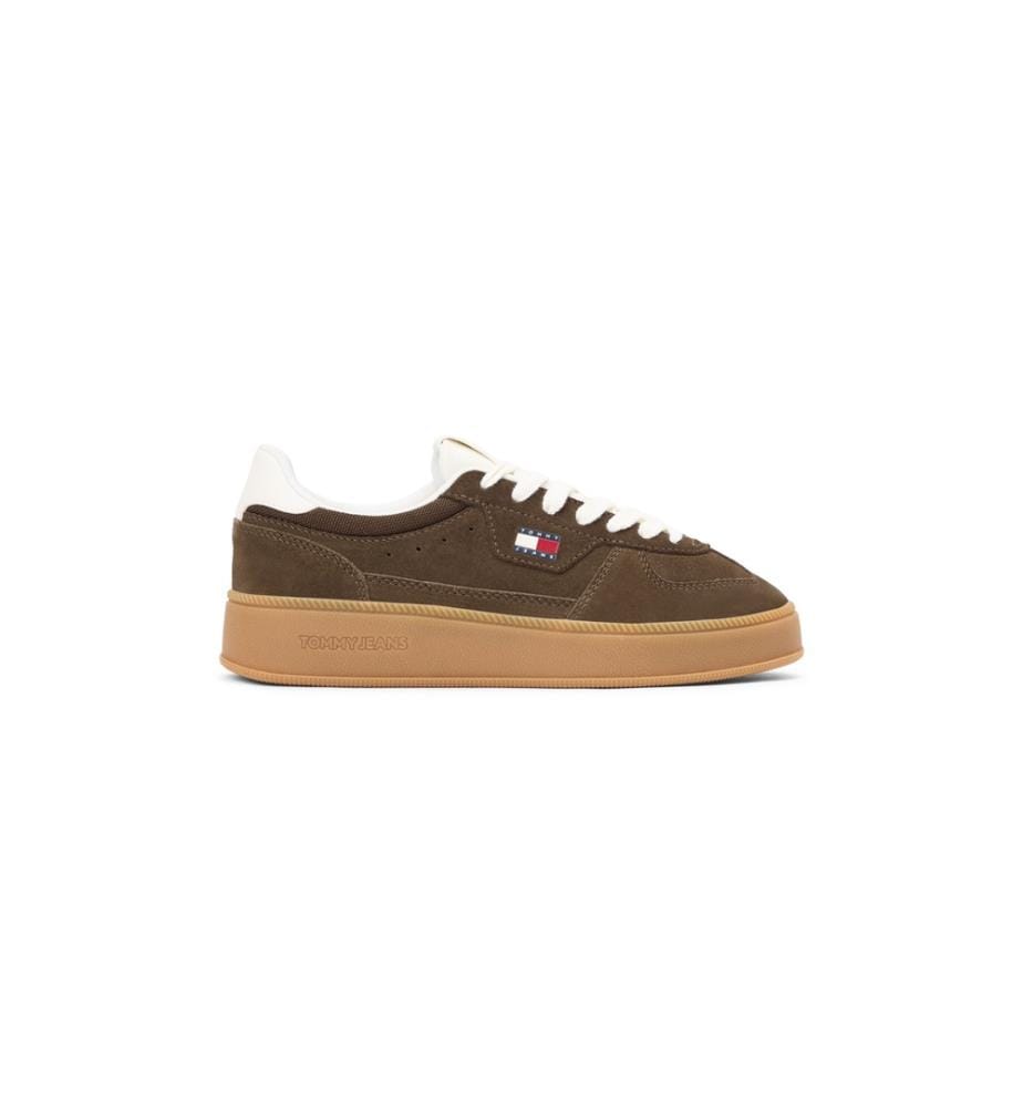 Sneakers Greenwich in pelle scamosciata - Marrone scuro
