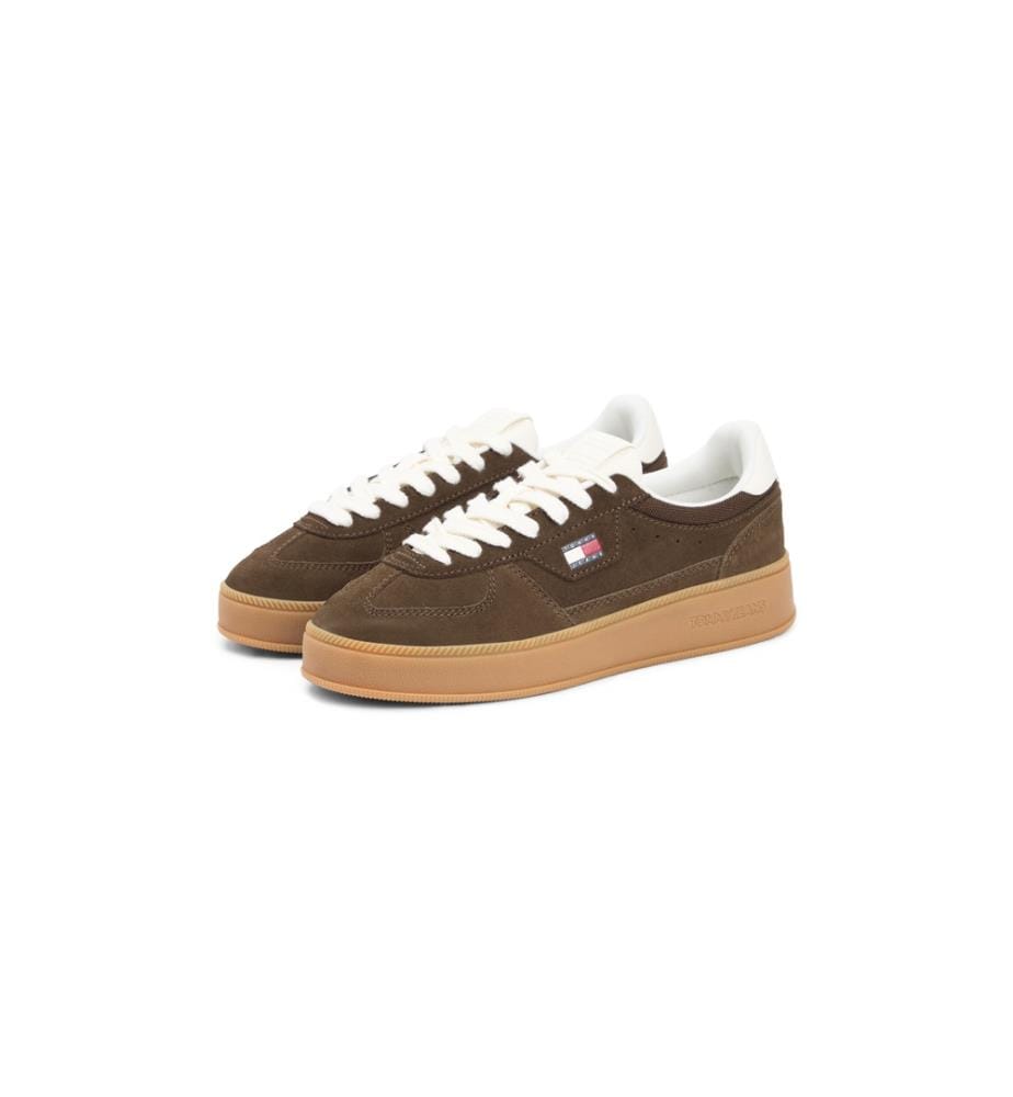 Sneakers Greenwich in pelle scamosciata - Marrone scuro