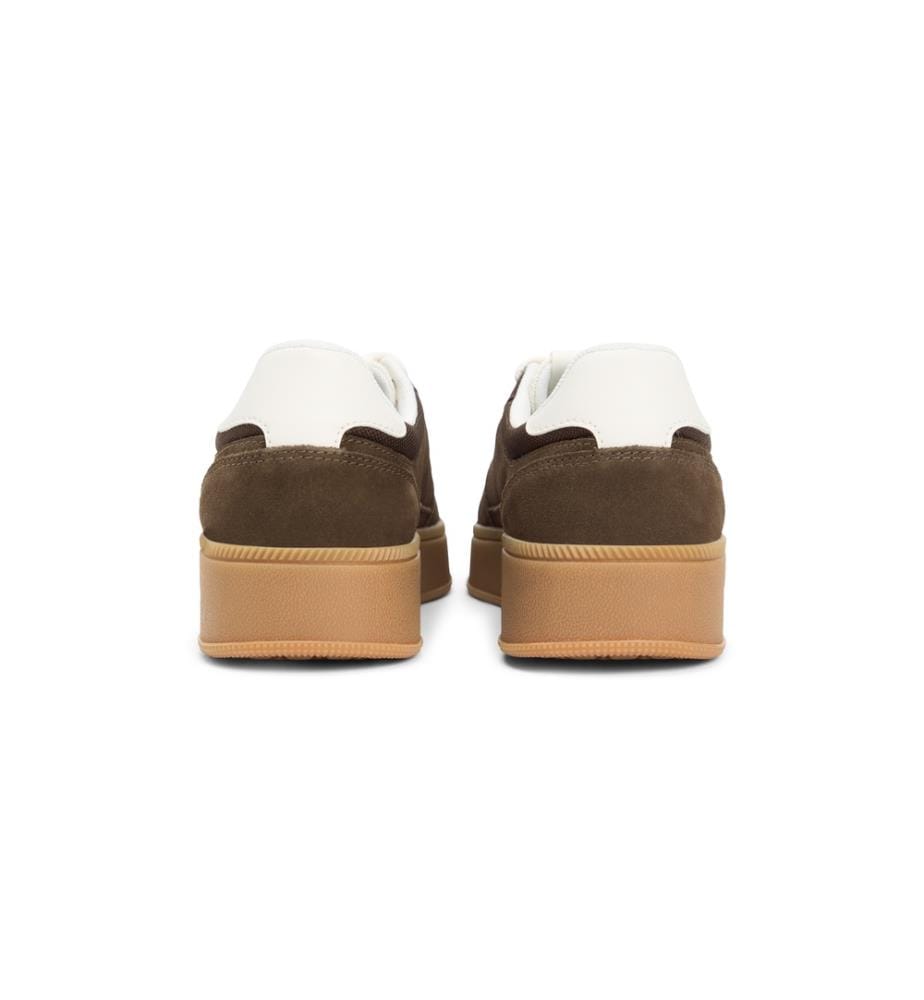Sneakers Greenwich in pelle scamosciata - Marrone scuro