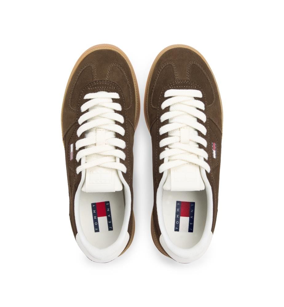 Sneakers Greenwich in pelle scamosciata - Marrone scuro