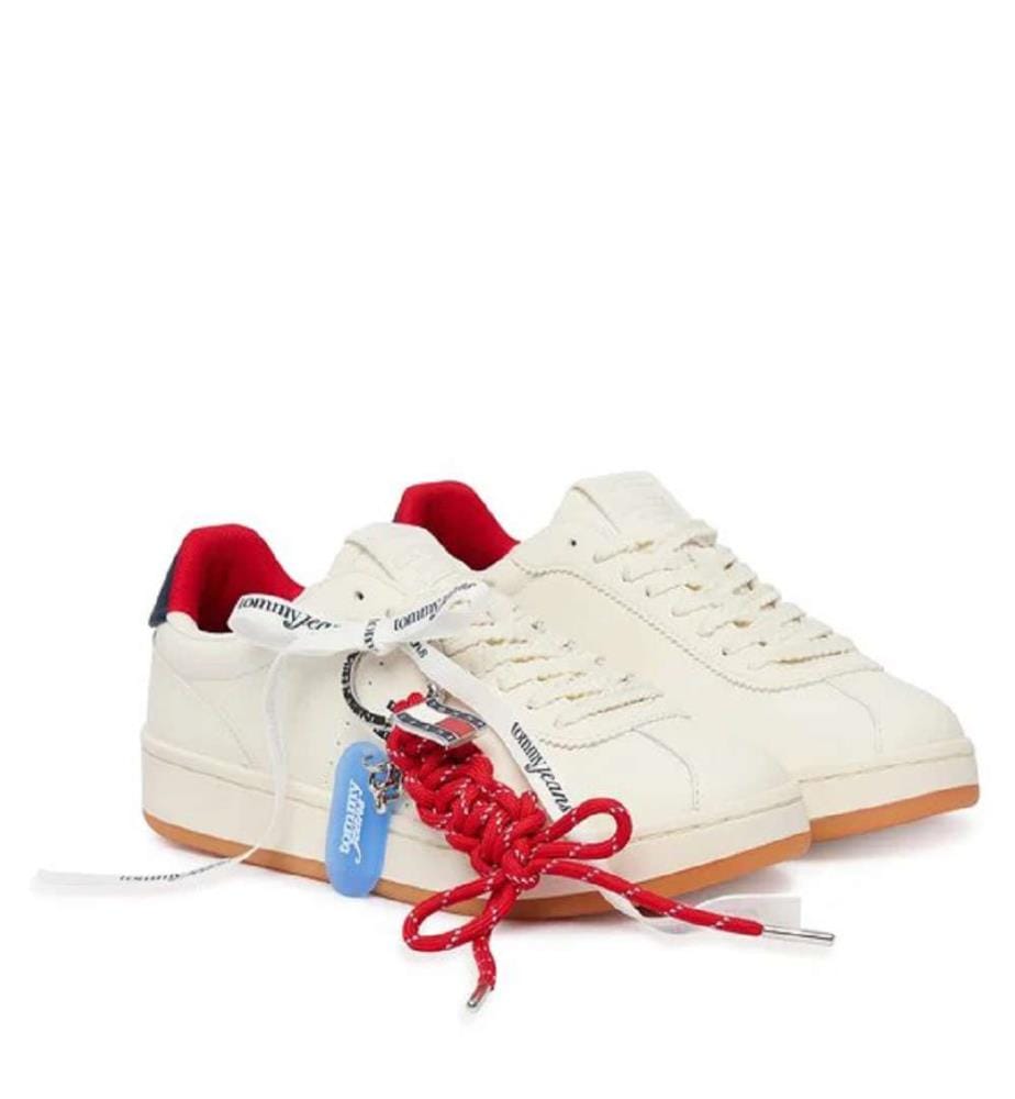 Sneakers 'Archive 98' in pelle - Crema