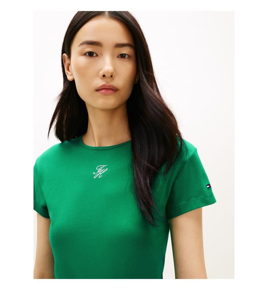 Slim Fit T-Shirt - Grün