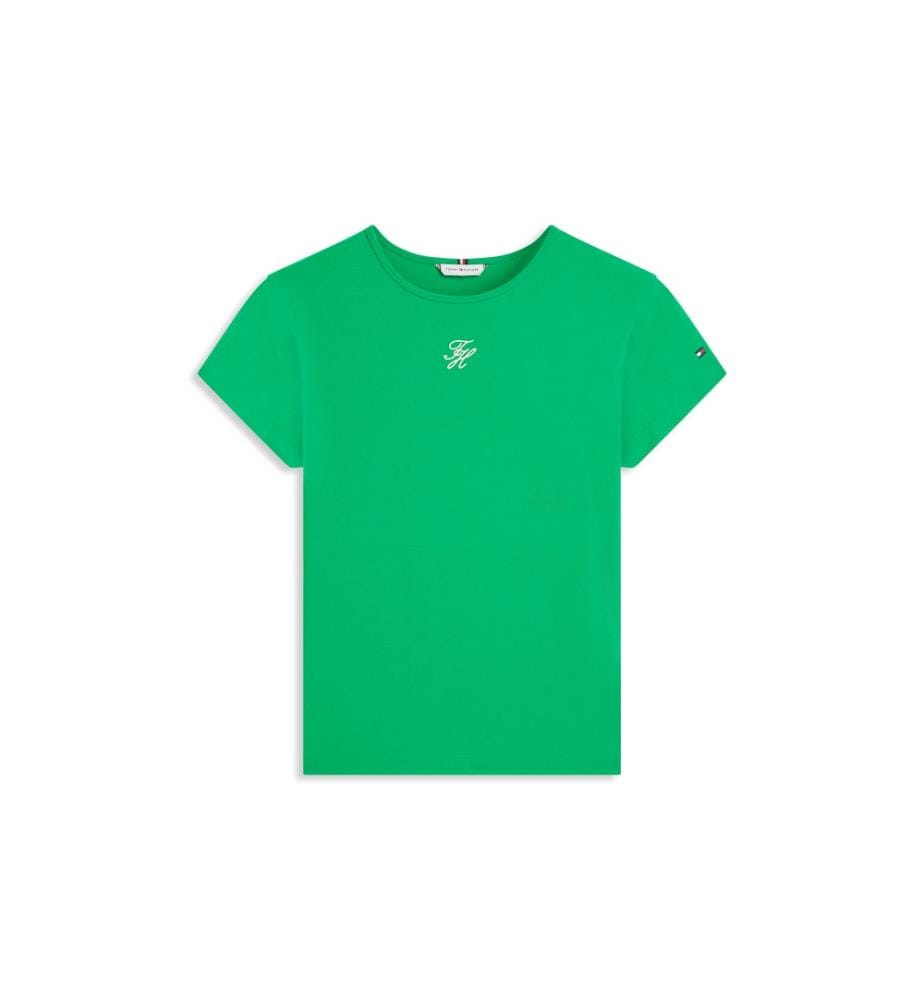 Slim Fit T-Shirt - Grün