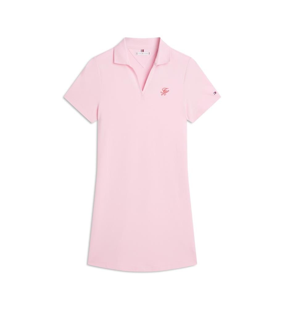 Kurzes Polokleid 1985 - Rosa