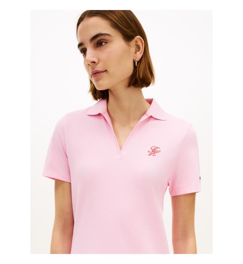 Kurzes Polokleid 1985 - Rosa