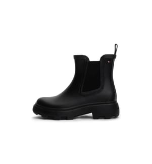 Bottes de Pluie Crantées en Caoutchouc - Noir