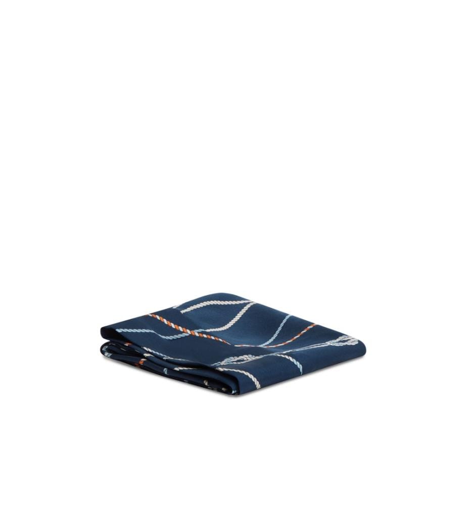 Maritimer Schal – Dunkelblau