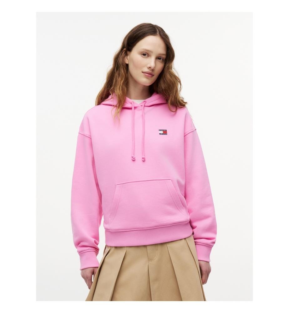 Boxy Badge Hoodie - Dark Night Navy