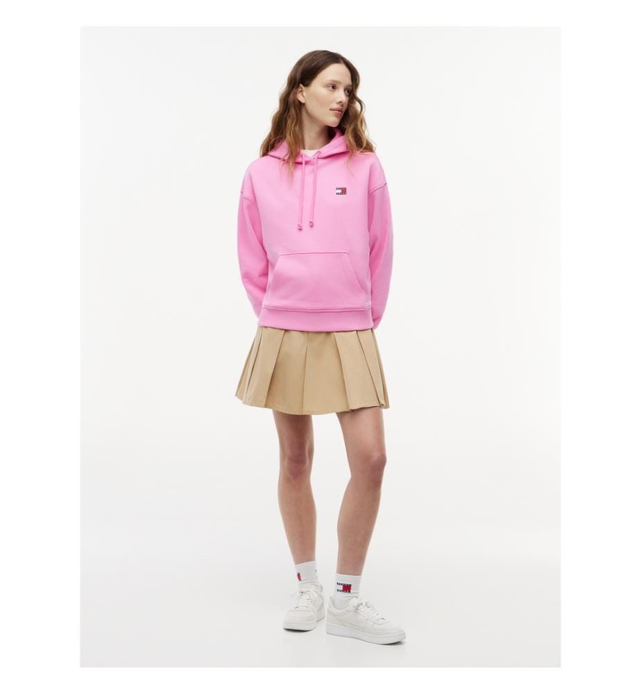 Boxy Badge Hoodie - Dark Night Navy