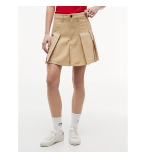 Plisseerock – Beige