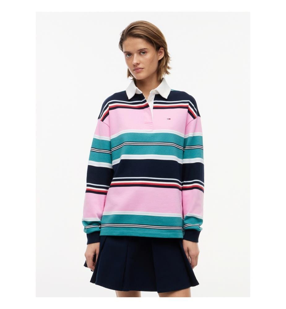 Sweatshirt RLX Multi Stripe Rugby Ext - 0D2