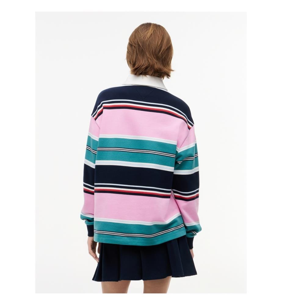 Sweatshirt RLX Multi Stripe Rugby Ext - 0D2