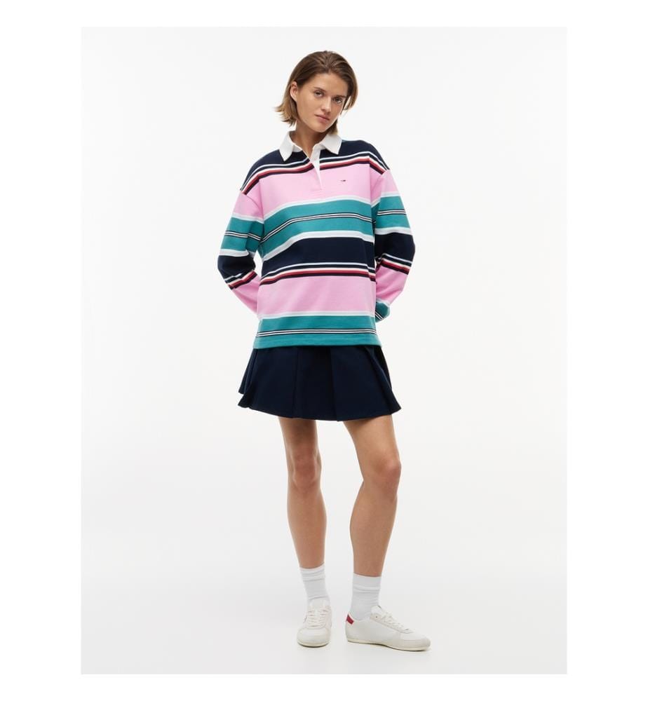 Sweatshirt RLX Multi Stripe Rugby Ext - 0D2