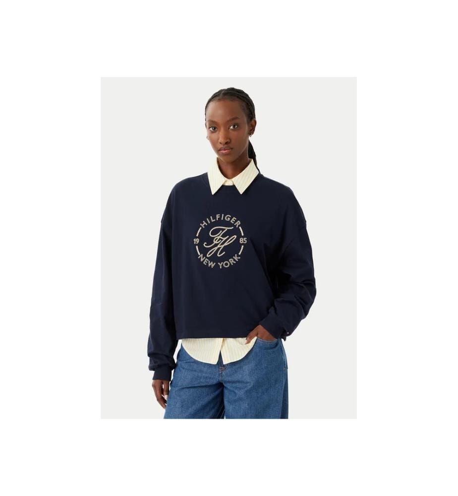 Sweatshirt – Marineblau