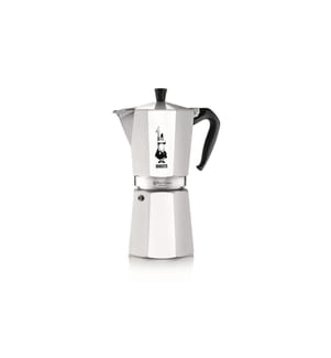 Espressokocher Moka Express 12 Tassen, Silber