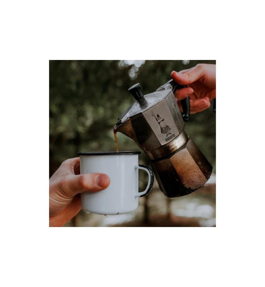 Espressokocher Moka Express 12 Tassen, Silber