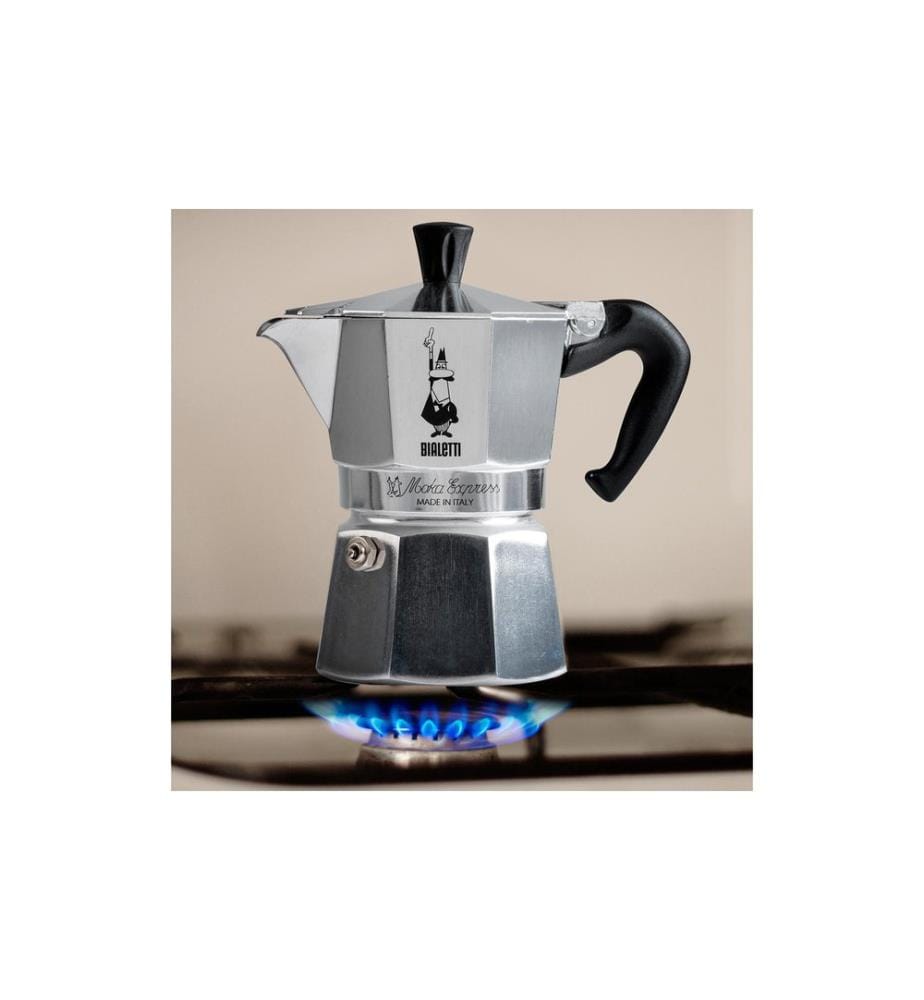 Espressokocher Moka Express 12 Tassen, Silber